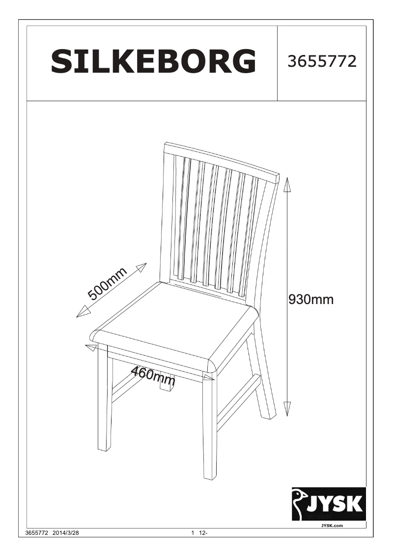 Página 1 del manual Manual de usuario JYSK Silkeborg
