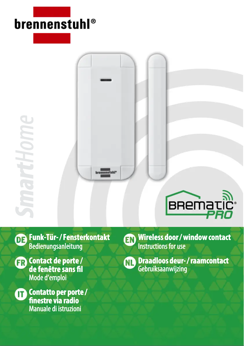 Imagen de la primera página del manual del dispositivo BrematicPRO TFK868 01