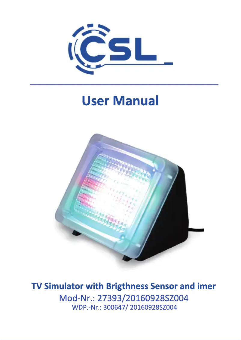 Imagen de la primera página del manual del dispositivo 300647