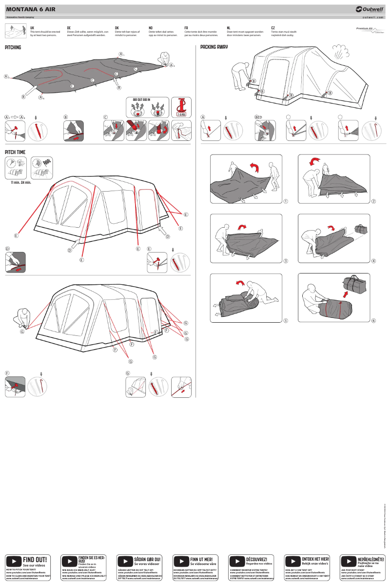 Imagen de la primera página del manual del dispositivo Montana 6 Air