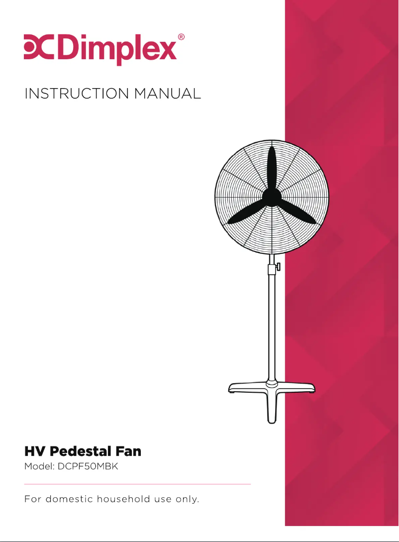 Página 1 del manual Manual de usuario Dimplex DCPF50MBK