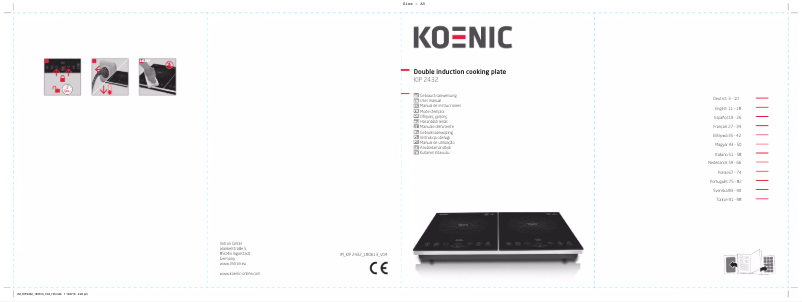 Imagen de la primera página del manual del dispositivo KIP 2432