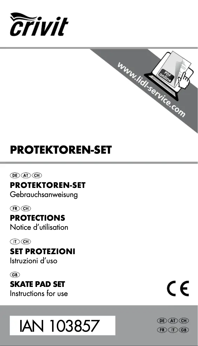 Imagen de la primera página del manual del dispositivo IAN 103857