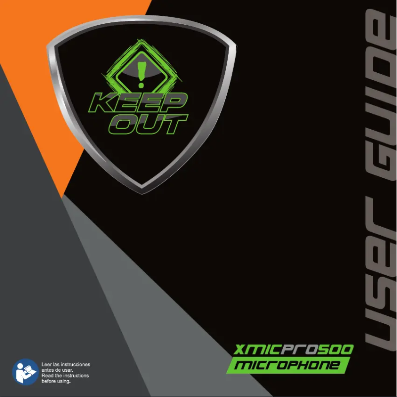 Imagen de la primera página del manual del dispositivo XMICPRO500