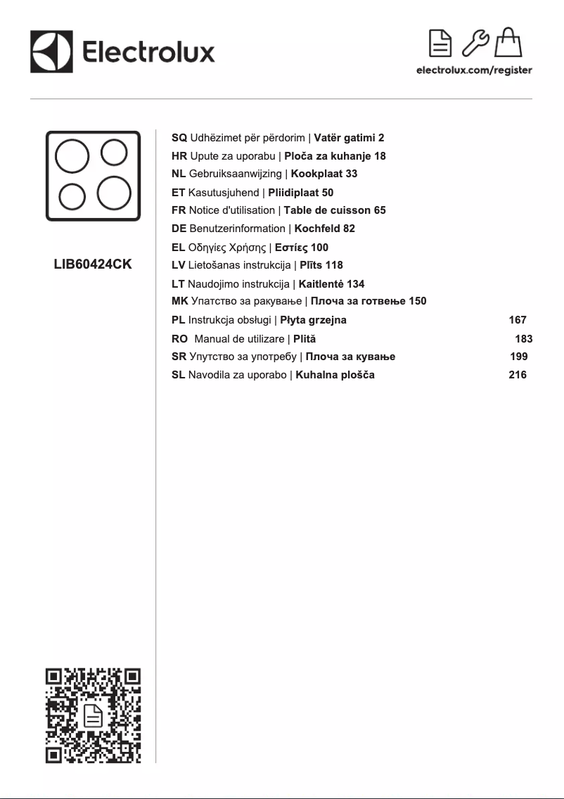 Imagen de la primera página del manual del dispositivo LIB60424CK