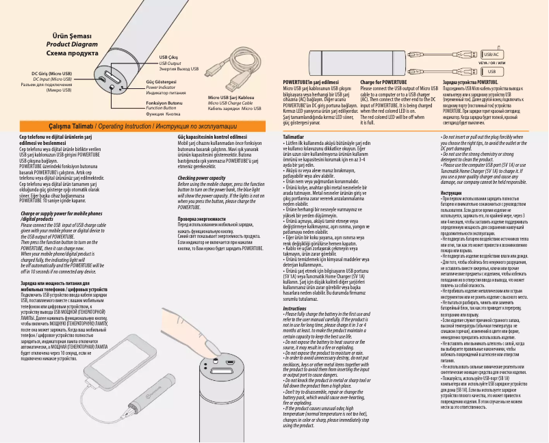 Página 1 del manual Manual de usuario Tuncmatik Powertube 2600