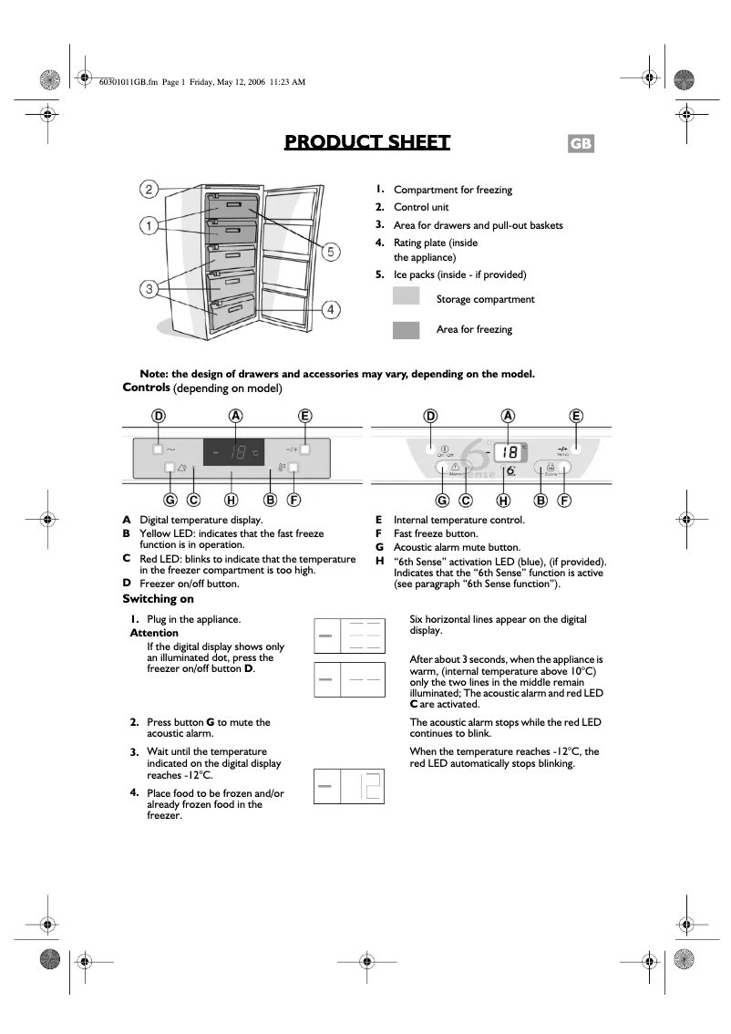 Página 1 del manual Manual de usuario Whirlpool AFG 8254 NF