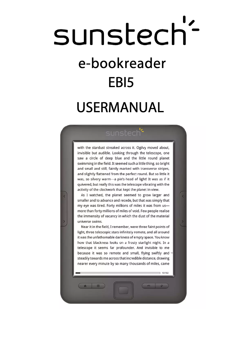 Página 1 del manual Manual de usuario Sunstech EBI5