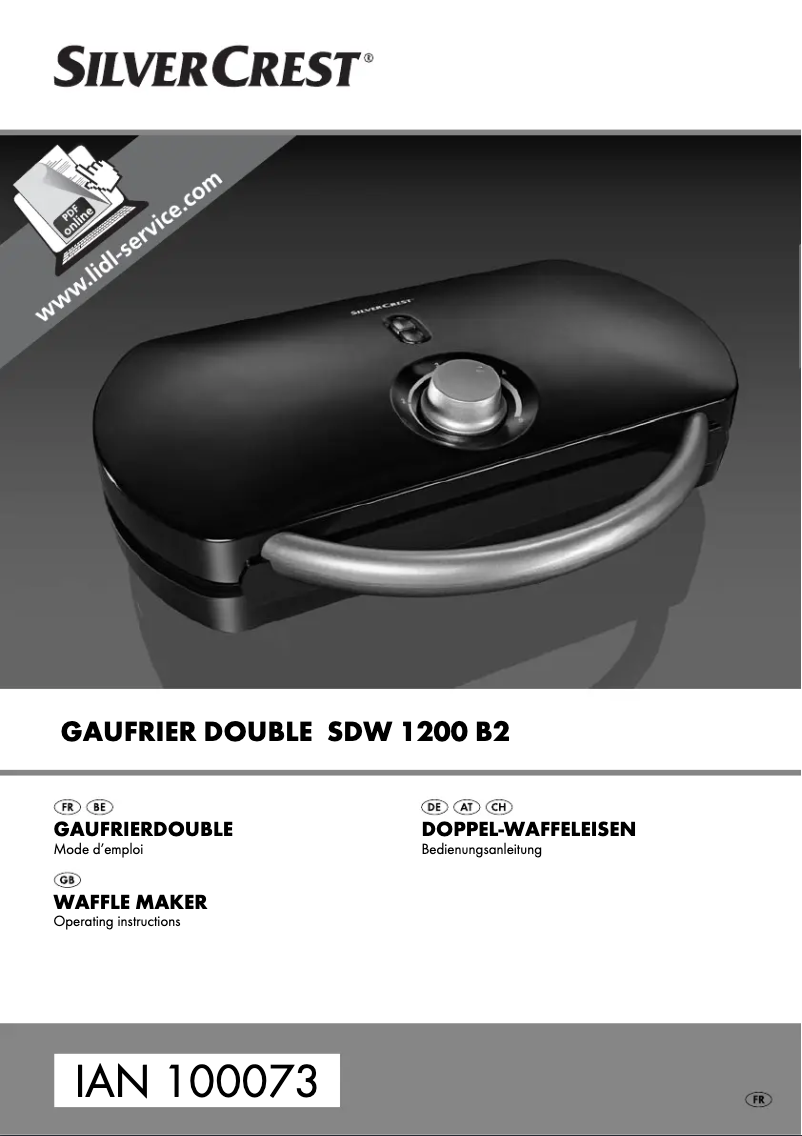 Página 1 del manual Manual de usuario SilverCrest SDW 1200 B2