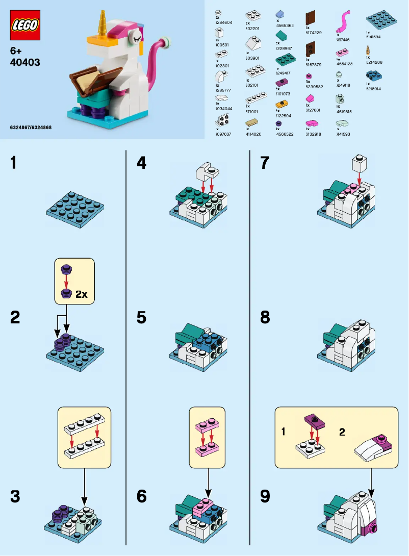 Página 1 del manual Manual de usuario Lego Literacy Day 40403