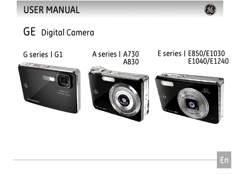 Página 1 del manual Manual de usuario GE E1030