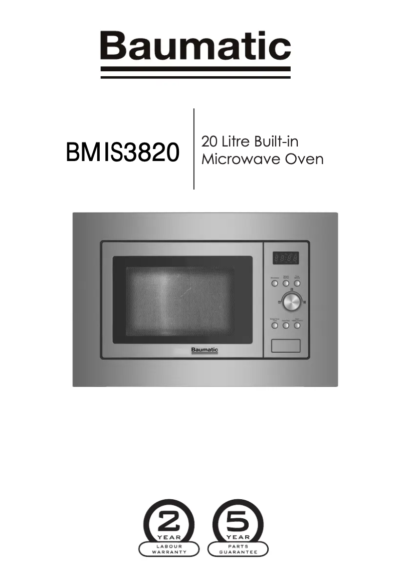 Imagen de la primera página del manual del dispositivo BMIS3820