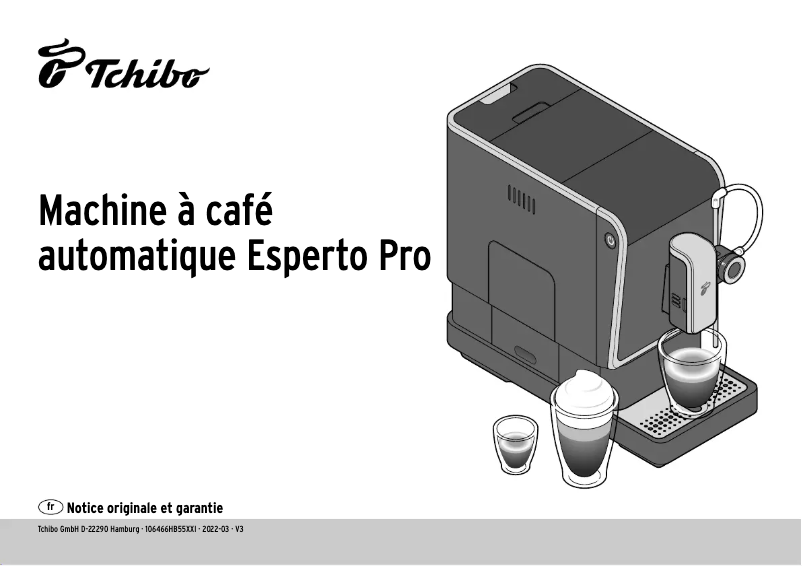 Página 1 del manual Manual de usuario Tchibo Esperto Pro