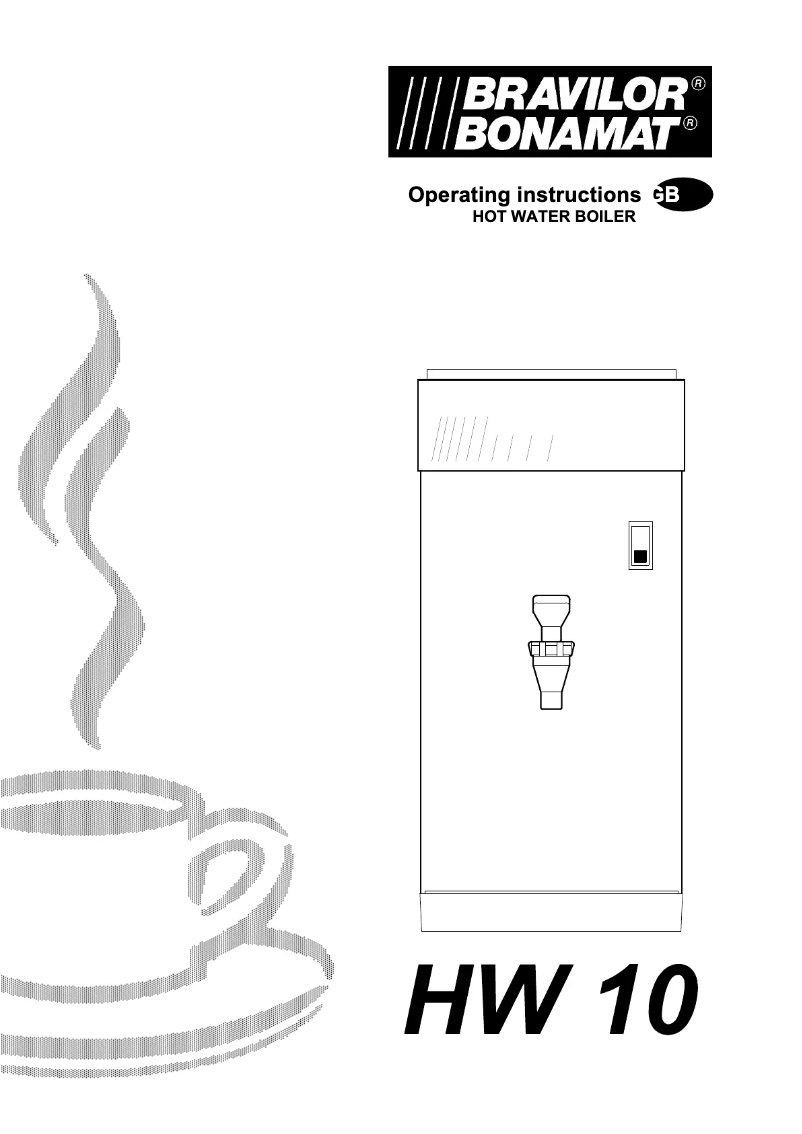 Página 1 del manual Manual de usuario Bravilor Bonamat HW10