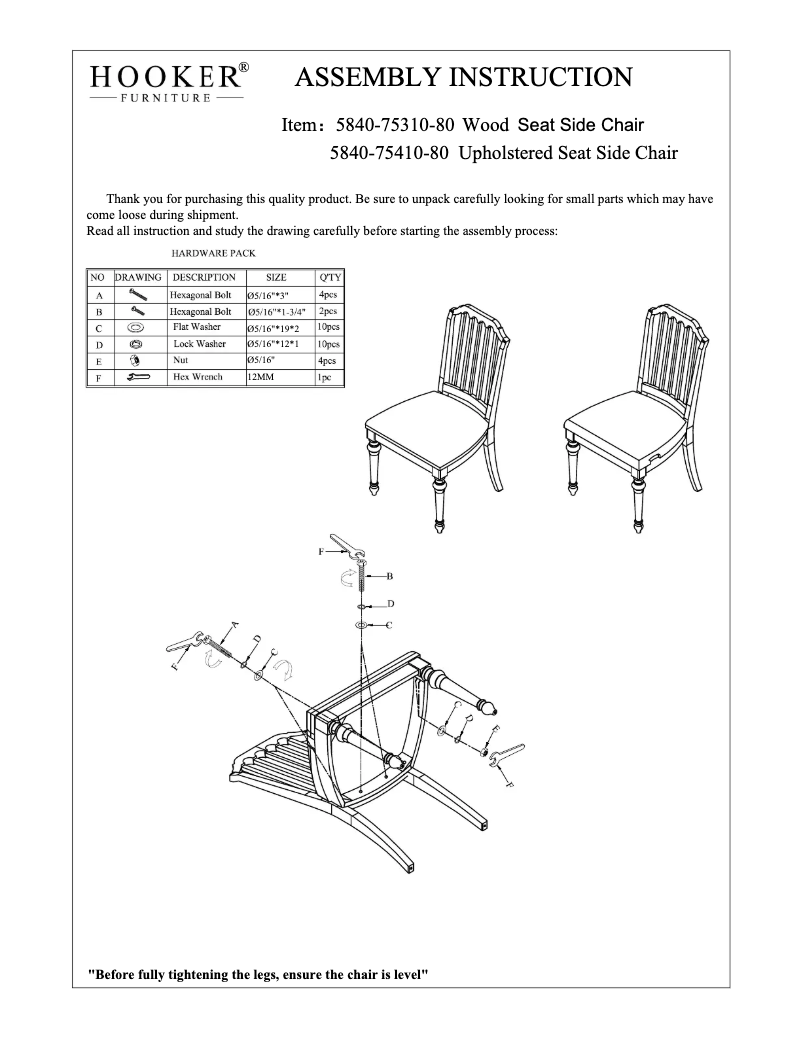 Imagen de la primera página del manual del dispositivo 5840-75310-80
