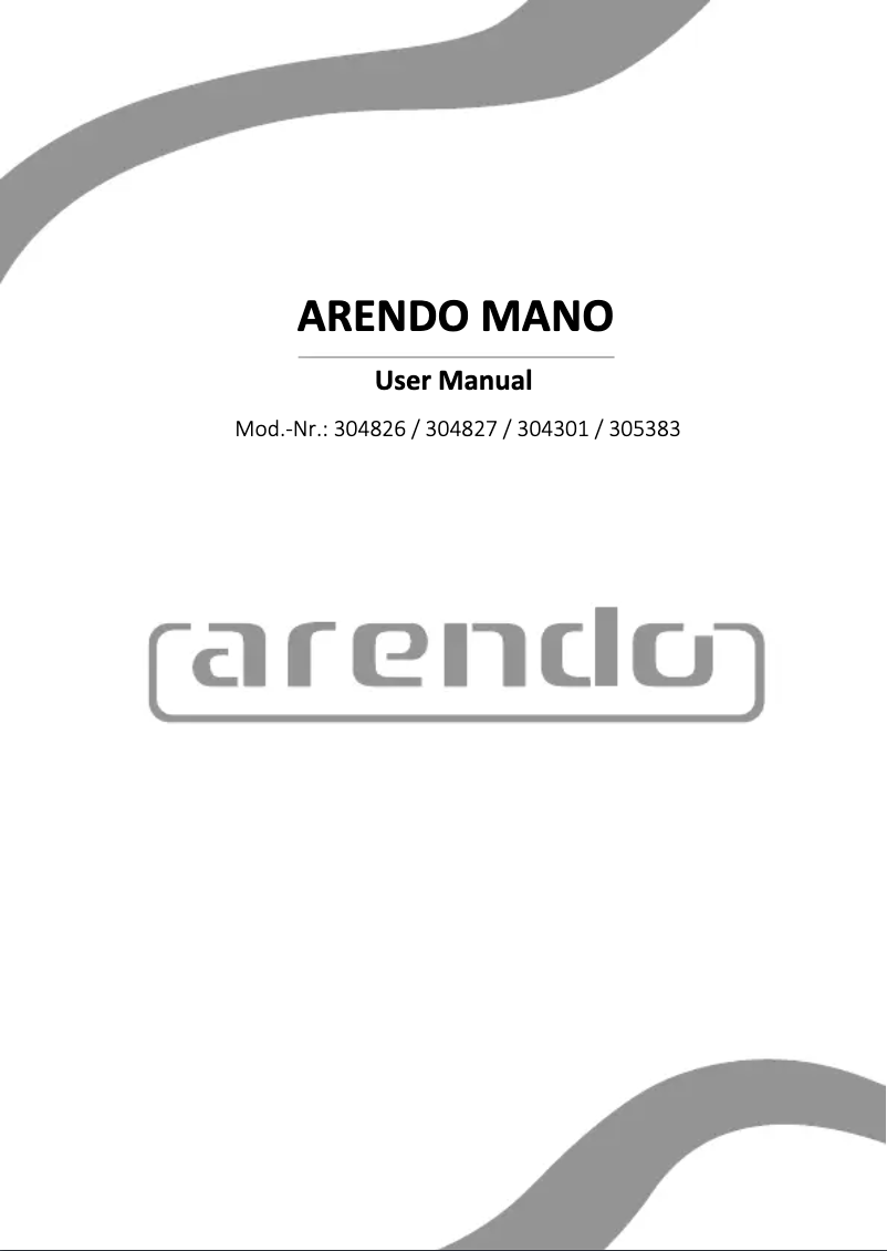 Imagen de la primera página del manual del dispositivo Mano 304827