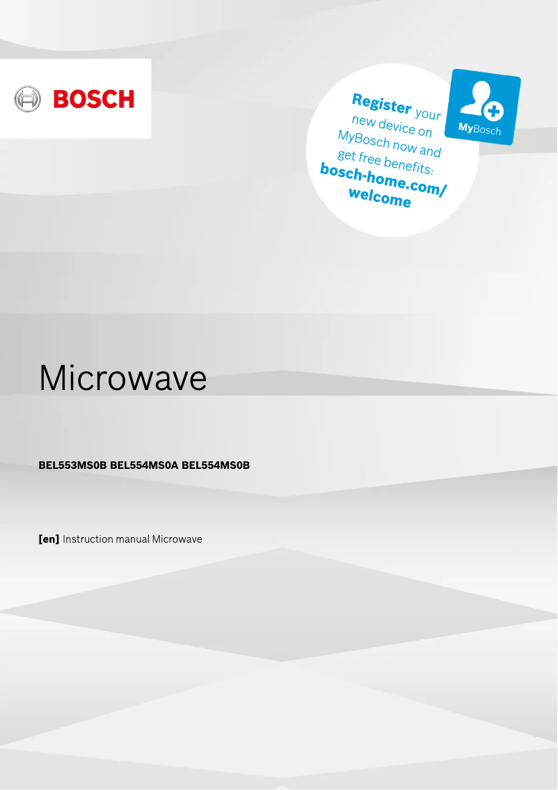 Página 1 del manual Manual de usuario Bosch BEL554MS0A
