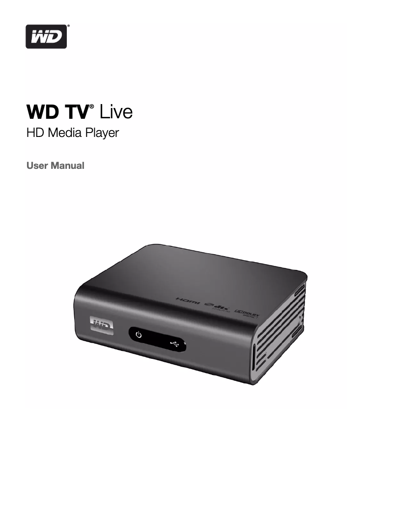 Imagen de la primera página del manual del dispositivo TV Live WDBAAN0000NBK