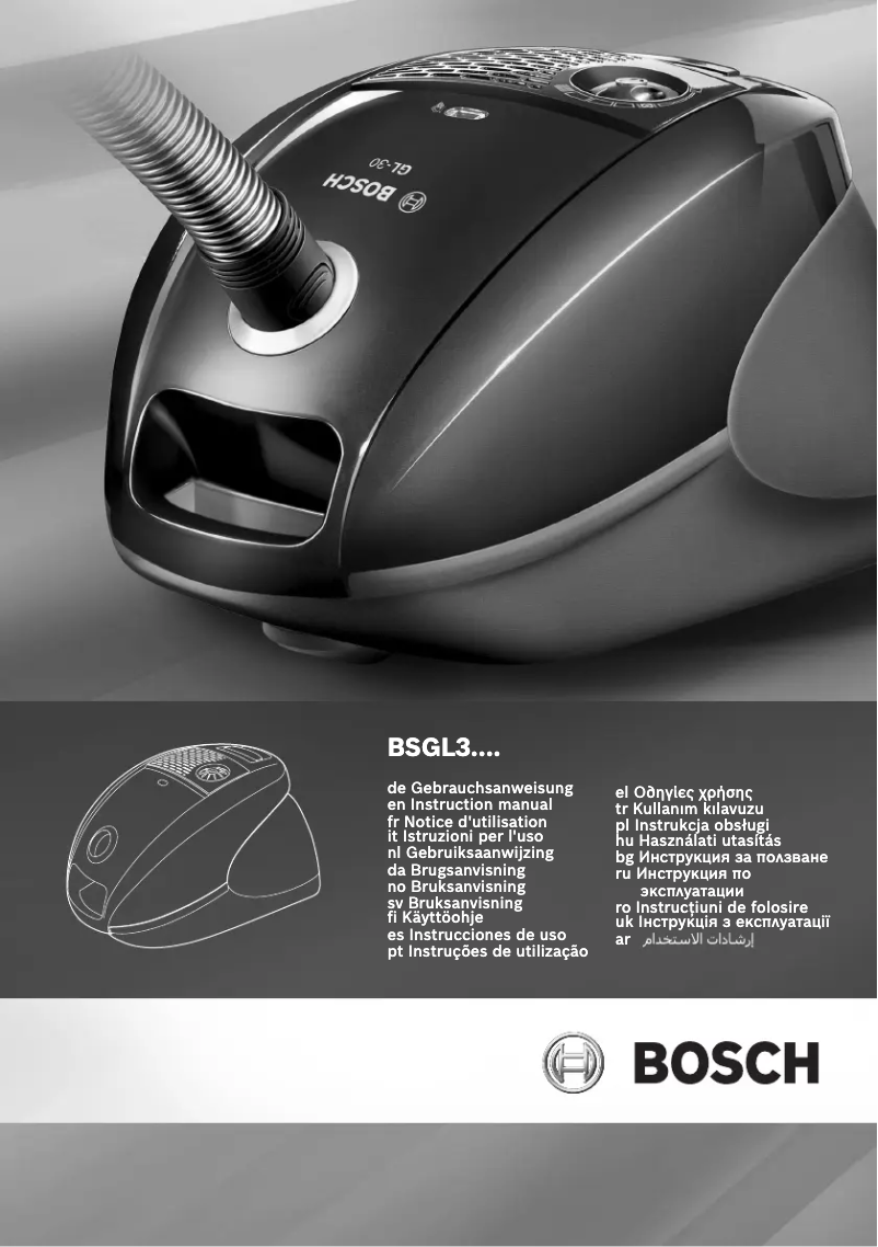 Página 1 del manual Manual de usuario Bosch BSGL 32530