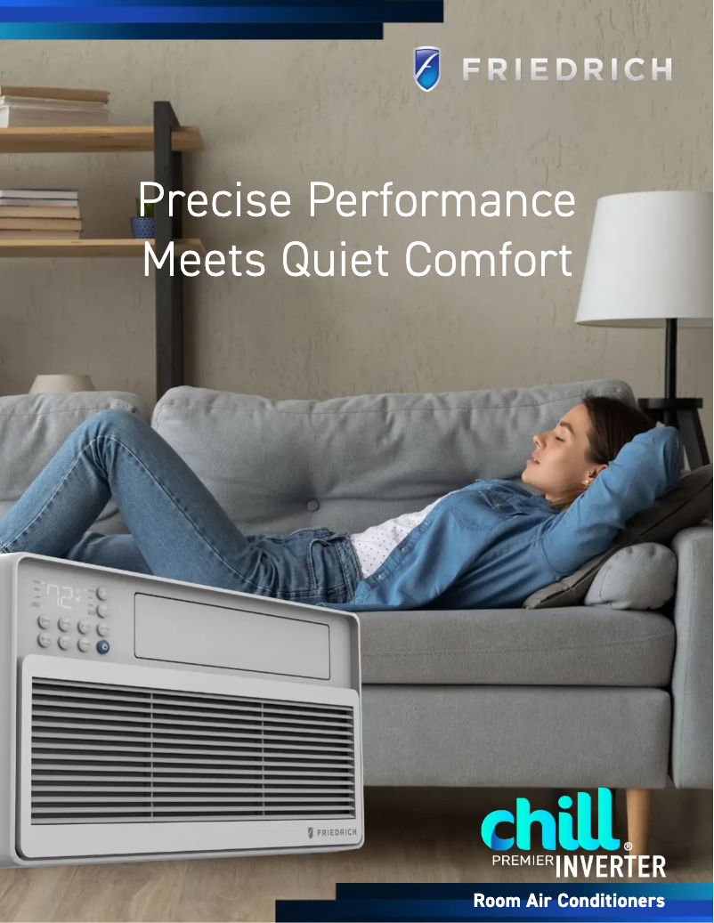 Página 1 del manual Folleto Friedrich Chill Premier Inverter CCV10A10A