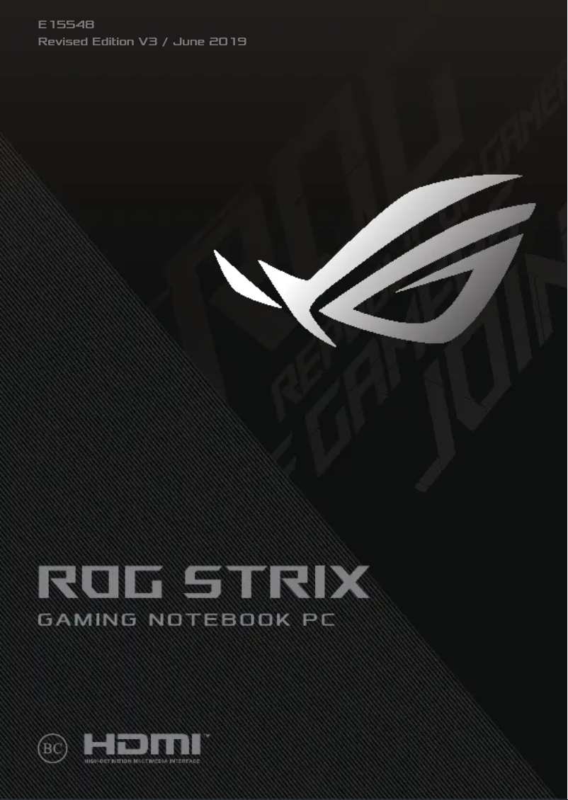 Página 1 del manual Manual de usuario Asus ROG Strix GL531GT