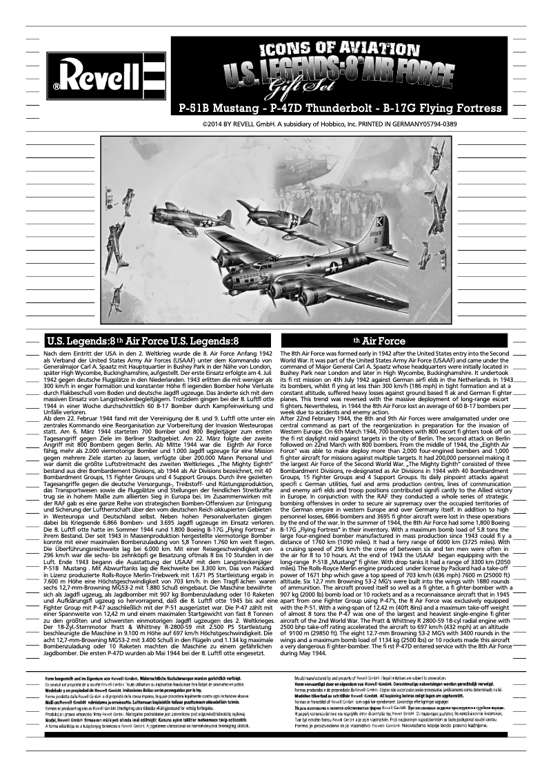 Imagen de la primera página del manual del dispositivo 8th Air Force