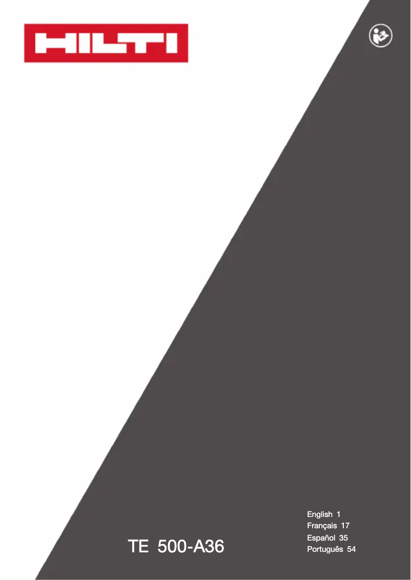 Imagen de la primera página del manual del dispositivo TE 500-A36 SDS