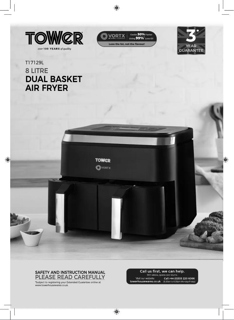 Página 1 del manual Manual de usuario Tower Vortx T17129