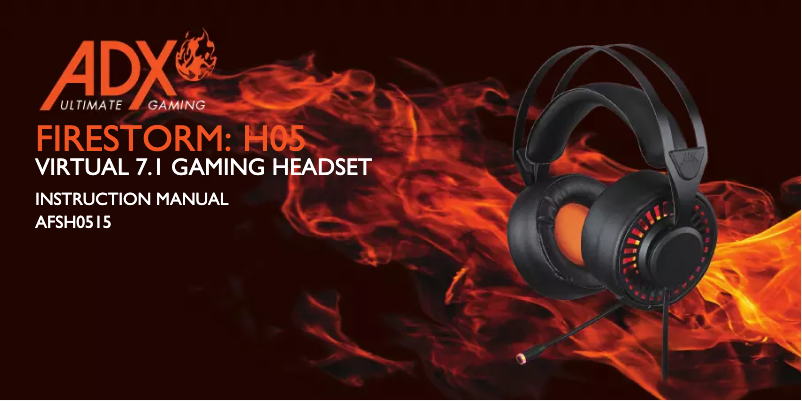 Imagen de la primera página del manual del dispositivo AFSH0515