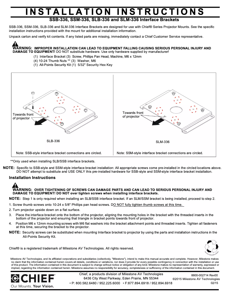 Imagen de la primera página del manual del dispositivo SLB336