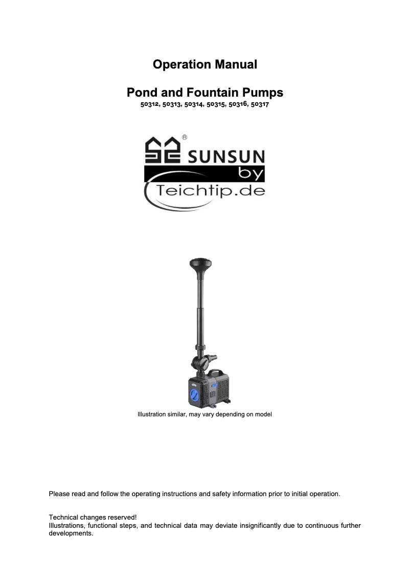 Imagen de la primera página del manual del dispositivo 50312