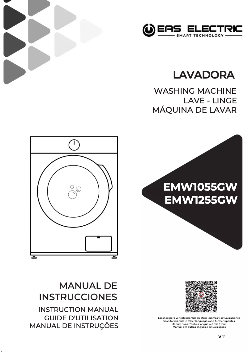 Imagen de la primera página del manual del dispositivo EMW1055GW