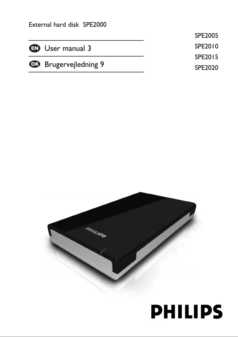 Imagen de la primera página del manual del dispositivo SPE2010CC