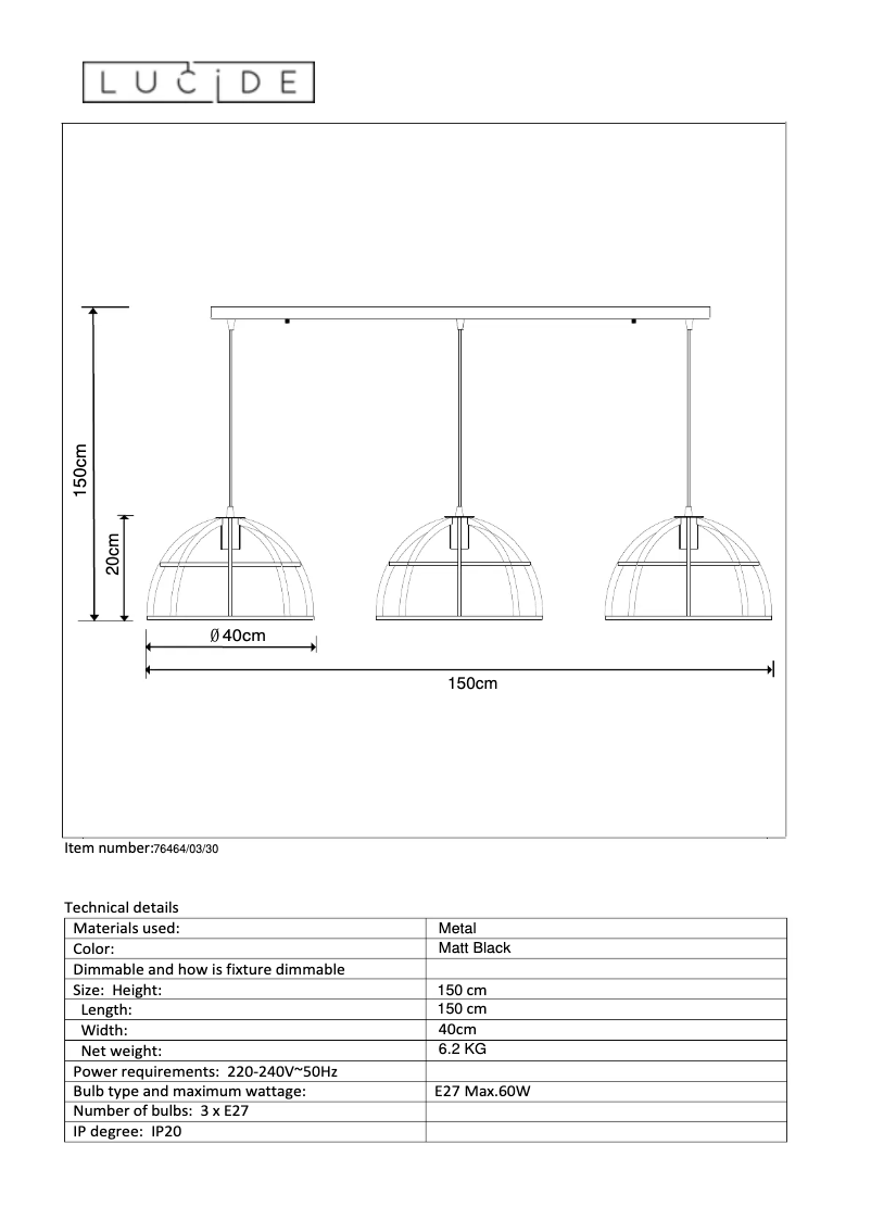 Página 1 del manual Manual de usuario Lucide Dikra