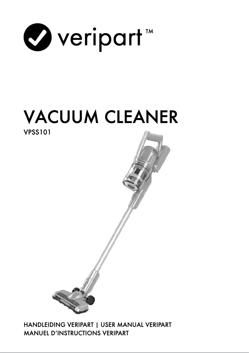 Página nº 1 - Manual de usuario Veripart VPSS101