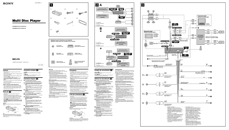 Imagen de la primera página del manual del dispositivo MEX-R5