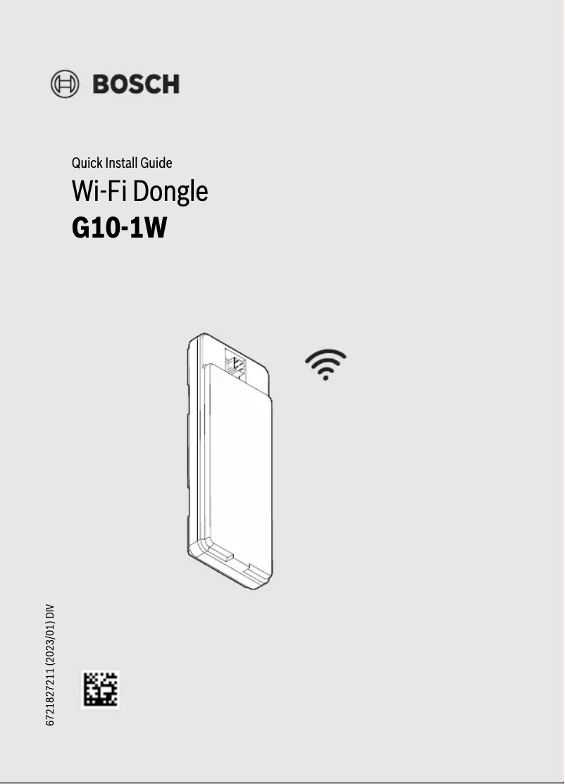 Imagen de la primera página del manual del dispositivo G10-1W