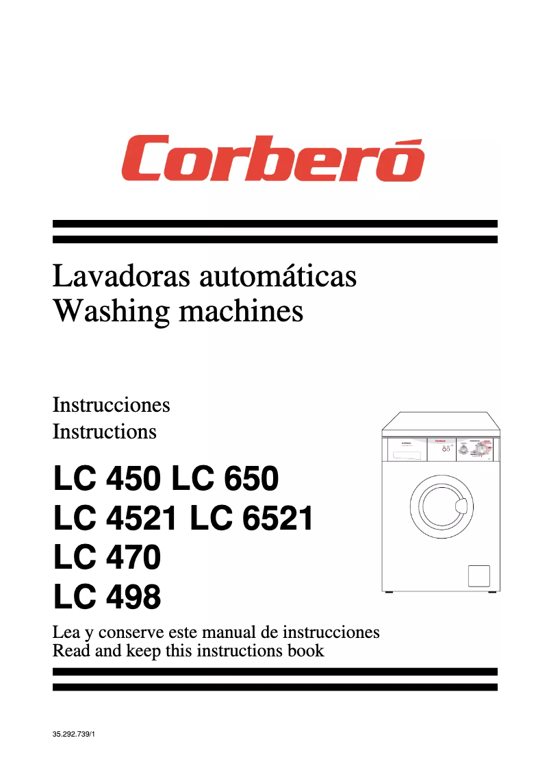 Página nº 1 - Manual de usuario Corbero LC6521