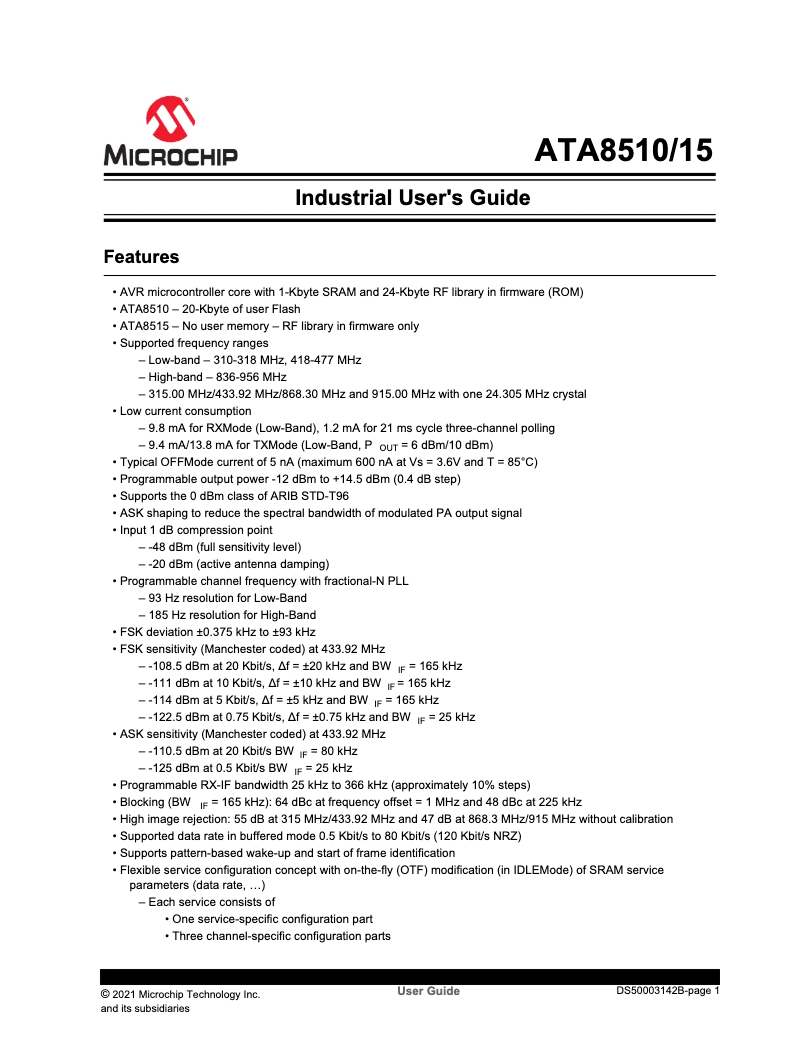 Imagen de la primera página del manual del dispositivo ATA8510