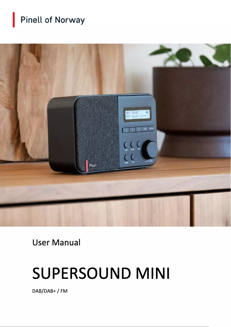Página nº 1 - Manual de usuario Pinell Supersound Mini