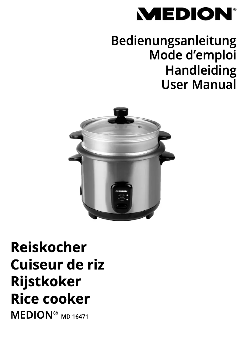 Página 1 del manual Manual de usuario Medion MD 16471