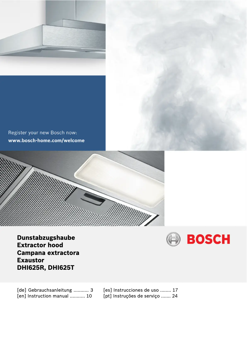 Página 1 del manual Manual de usuario Bosch DHI625T