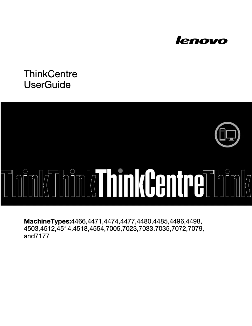 Página nº 1 - Manual de usuario Lenovo ThinkCentre 4518