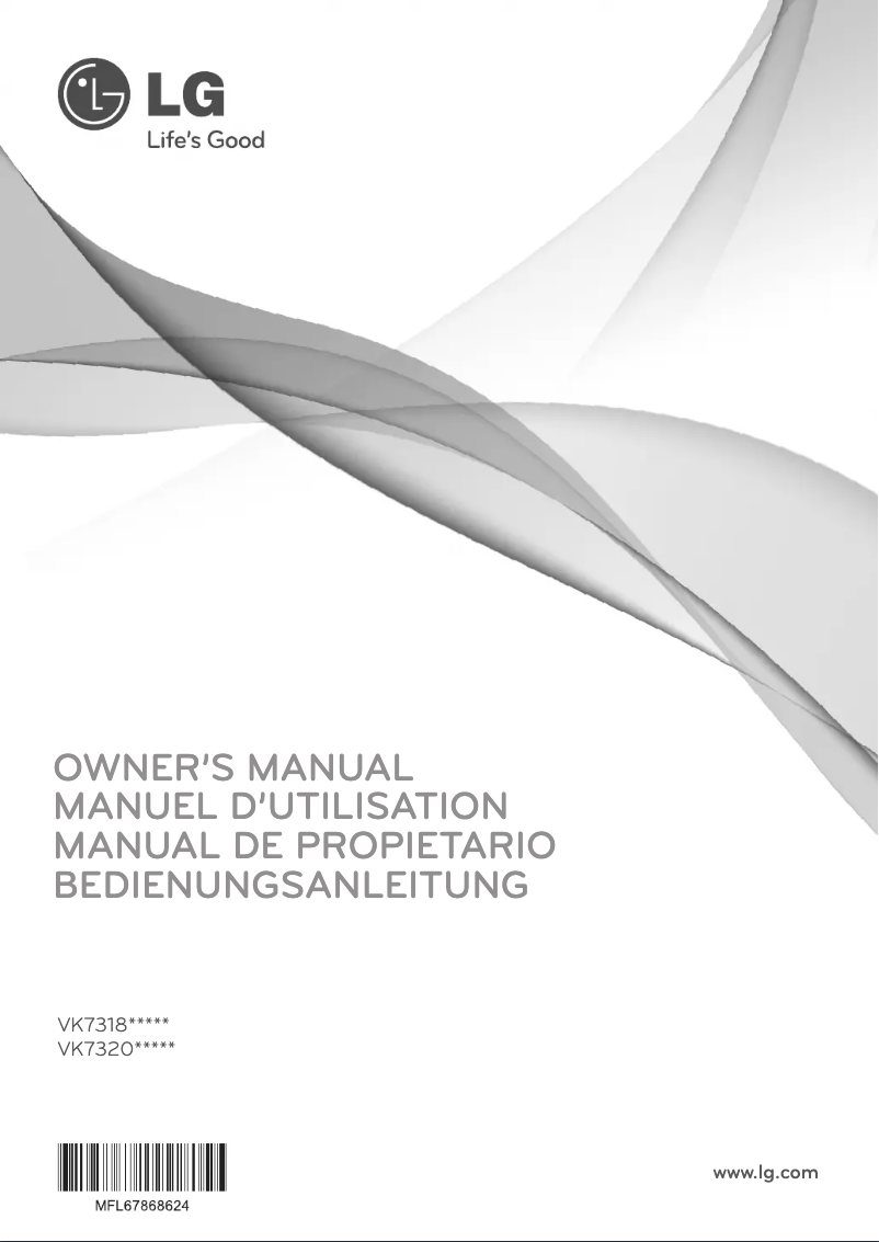 Página 1 del manual Manual de usuario LG VK7320NRT