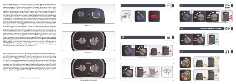 Imagen de la primera página del manual del dispositivo Aqua Excel SE9080