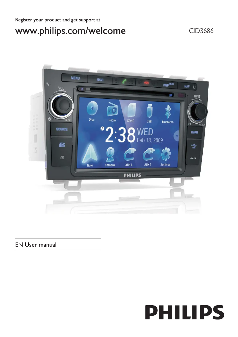 Imagen de la primera página del manual del dispositivo CID3686