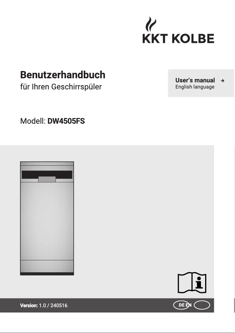 Imagen de la primera página del manual del dispositivo DW4505FS