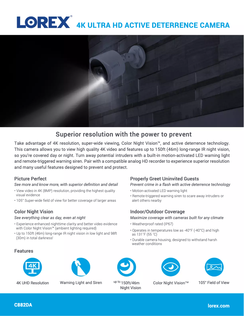 Imagen de la primera página del manual del dispositivo C882DA