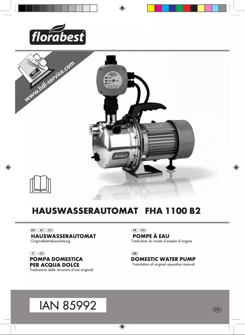 Página nº 1 - Manual de usuario Florabest FHA 1100 B2