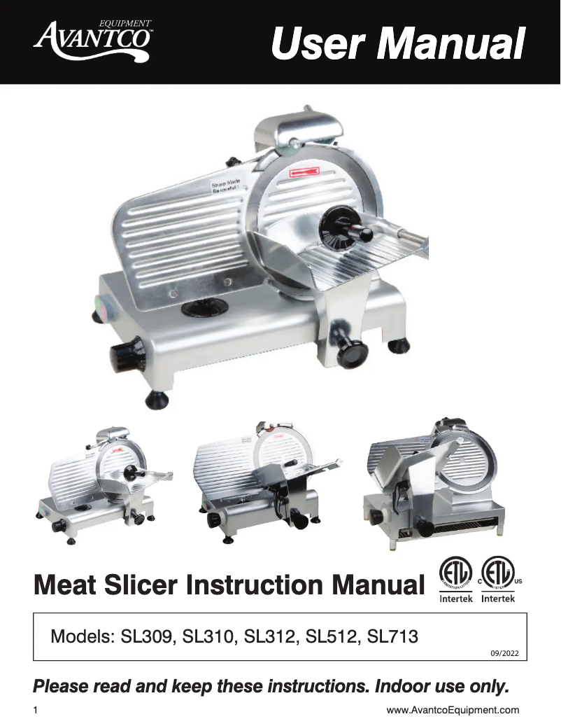 Imagen de la primera página del manual del dispositivo SL310